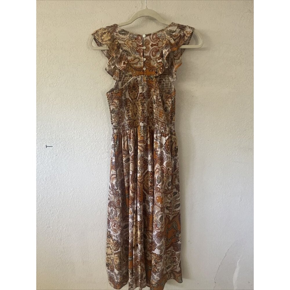 Code X Mode Sleeveless Multicolored Smock Paisley… - image 4